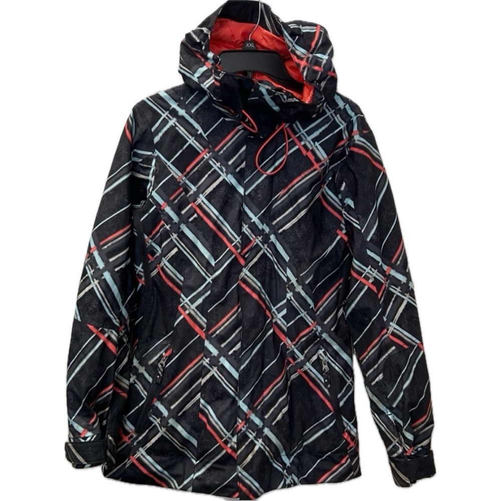 Oakley Womens Winter Insulated Anorak Ski Snowboard Coat Attached Hood Sz Small
